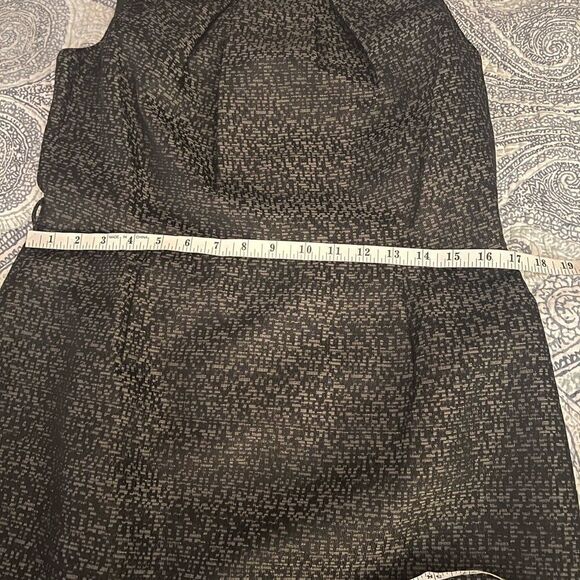 Beautiful Evan Picone Dress black and patterned sleeveless - Picture 7 of 8